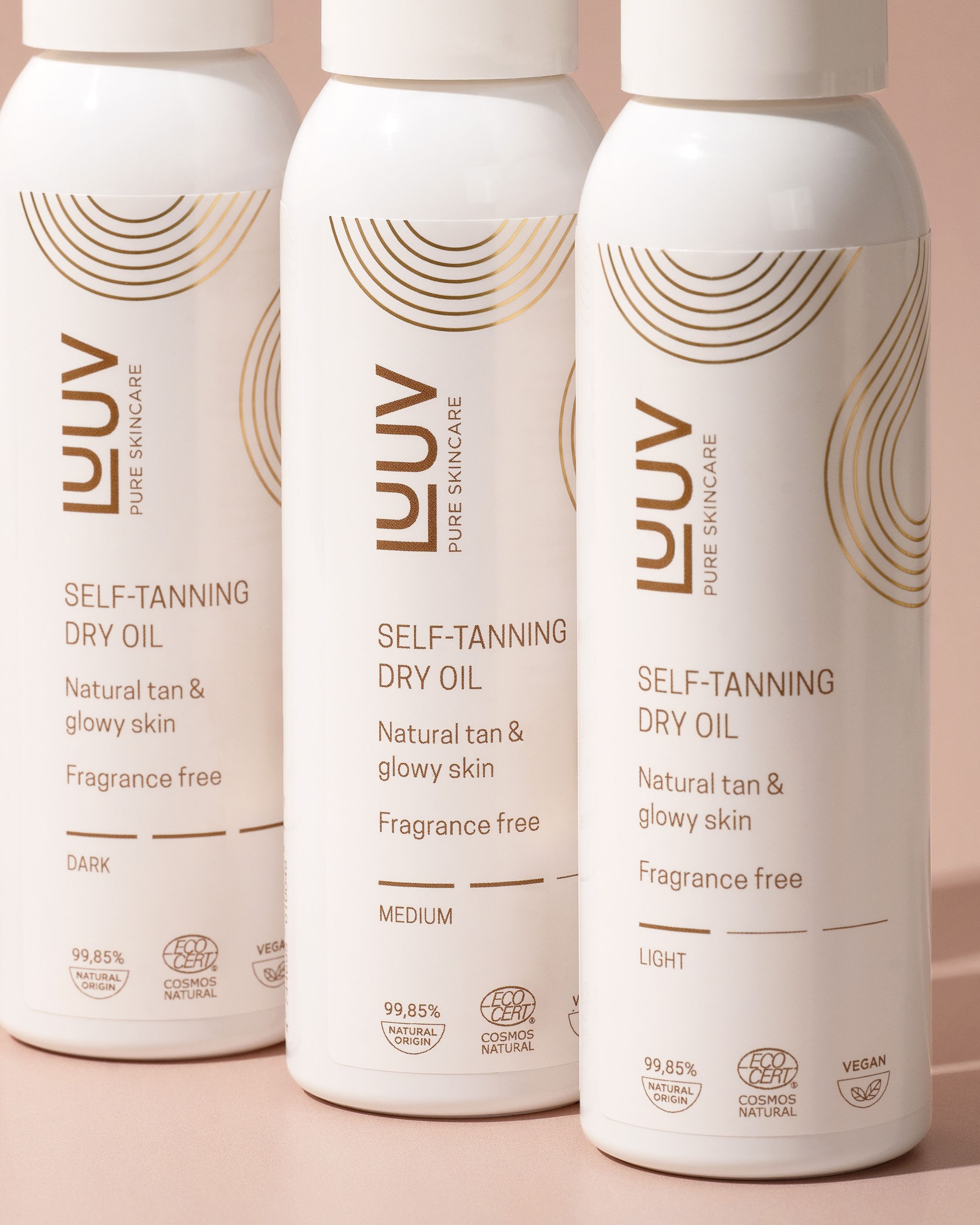Natural self-tanning dry oil Light COSMOS 150 ml - Image 2